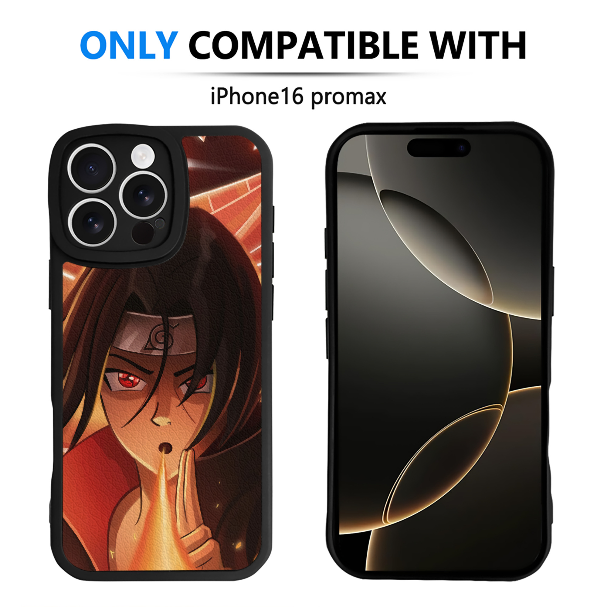 （画像用） NARUTO -ナルト- NARUTO -ナルト- 疾風伝 【iPhone 16シリーズ対応】シリコンスマホケース（レザー調） 材質：シリコン
